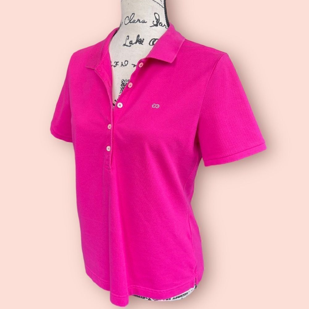 ESCADA hot pink polo shirt in medium